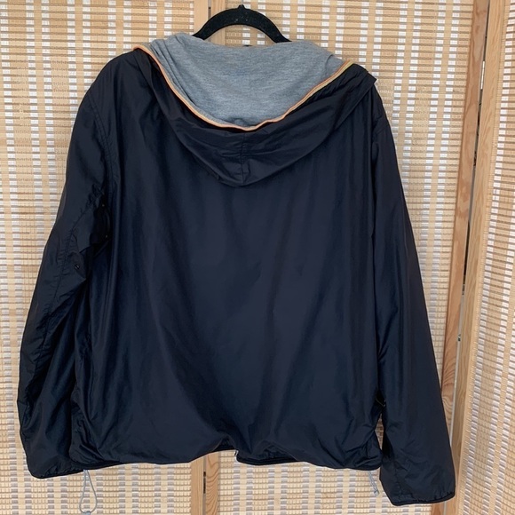 Diesel men’s black hooded windbreaker jacket, size Large - Picture 10 of 16